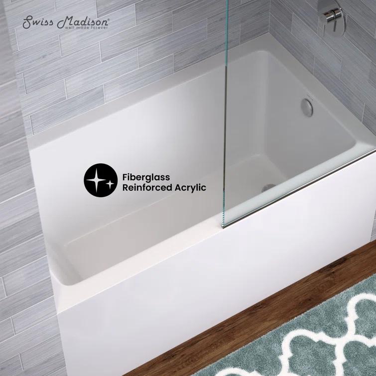 Voltaire 54" x 30" Alcove Bathtub with Apron
