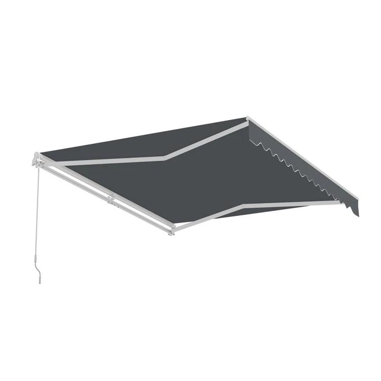 Retractable Patio Awning - White Frame