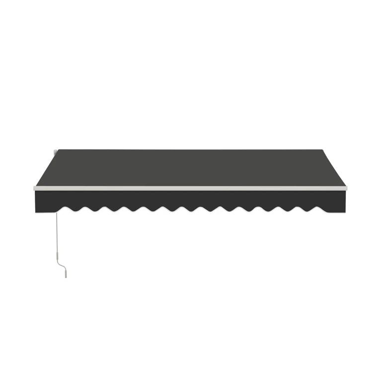 Retractable Patio Awning - White Frame