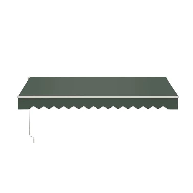 Retractable Patio Awning - White Frame