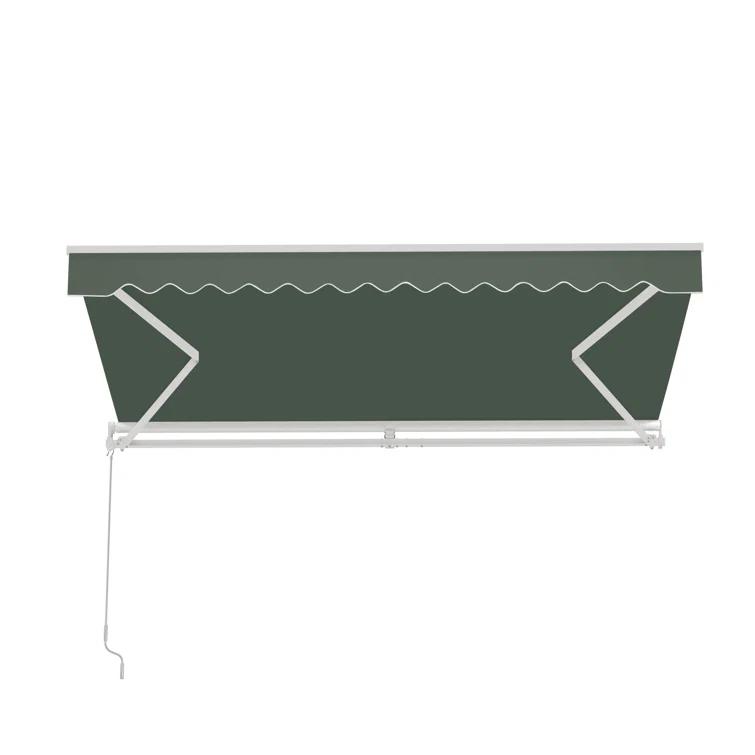 Retractable Patio Awning - White Frame