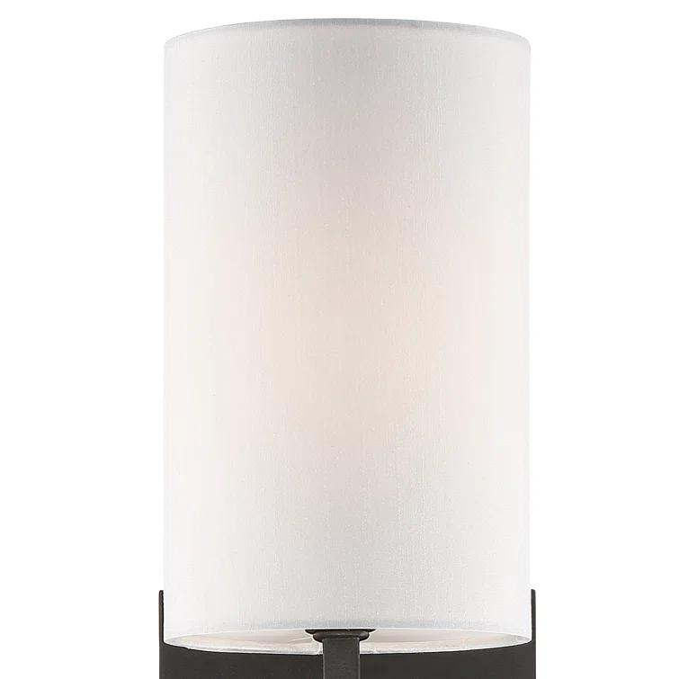 VER-241-BF-Crystorama Lighting-Veronica - One Light Wall Sconce-Black Forged Finish
