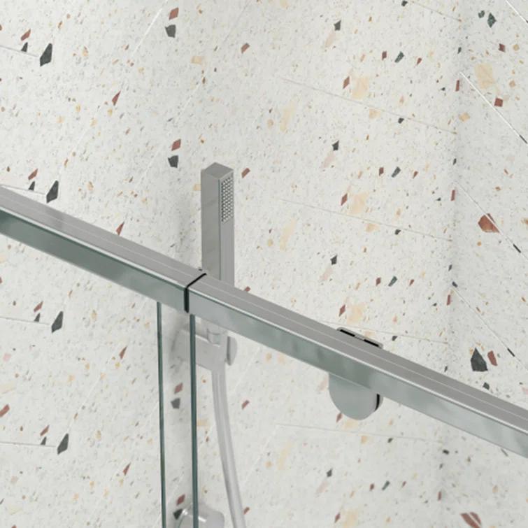 RAY'S RUGS & FLOORING LLC 12RRFR142461LTS 38-42" W x 71" H Pivot Frame Sliding Shower Door with 6mm Tempered Glass