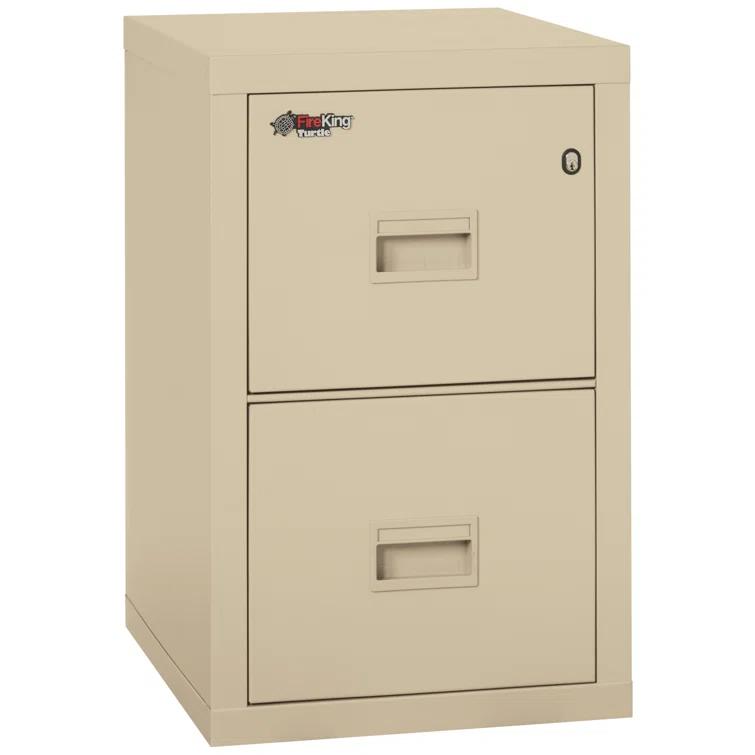 Turtle Fireproof 17.75'' Wide 2 -Drawer Steel File Cabinet