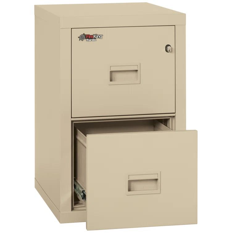 Turtle Fireproof 17.75'' Wide 2 -Drawer Steel File Cabinet