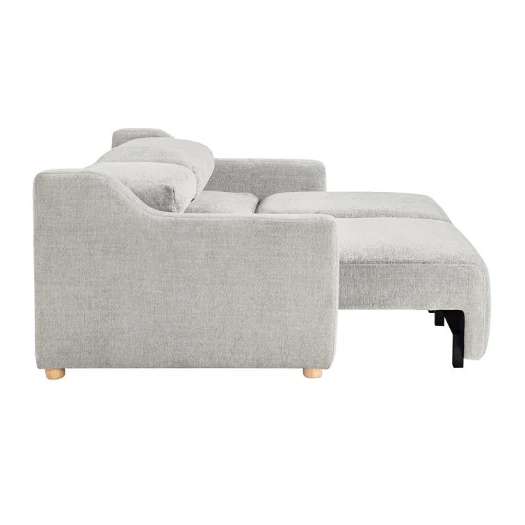 Serta Gabi 90.2" Upholstered Queen Size Convertible Sleeper Sofa
