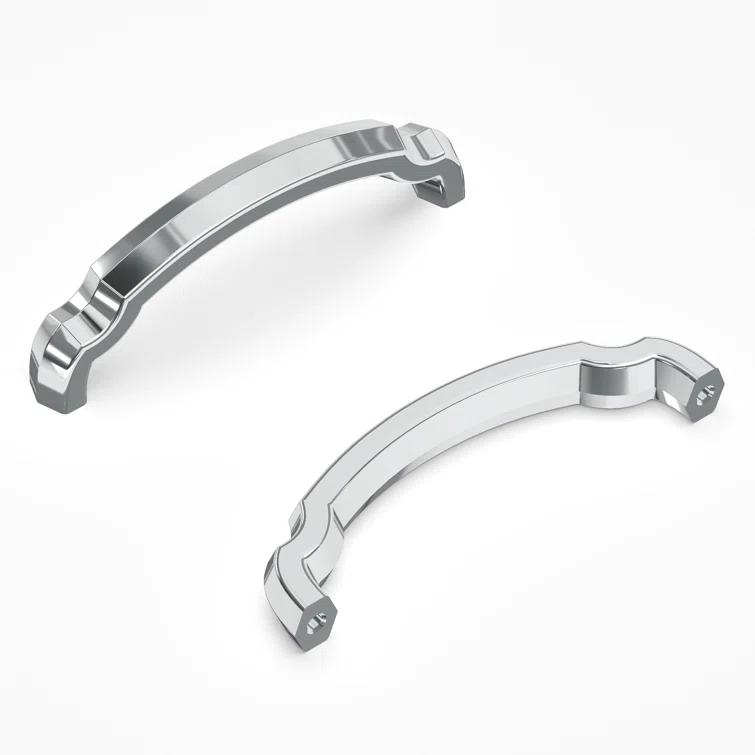 Hickory Hardware Veranda Kitchen Cabinet Handles, Solid Core Drawer Pulls for Cabinet Doors (Set of 10)