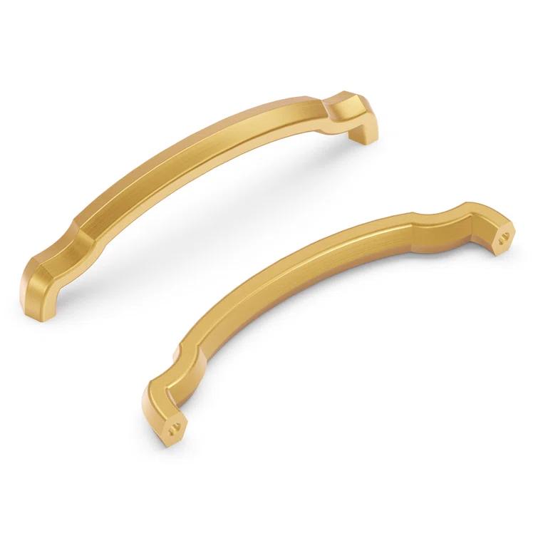 Hickory Hardware Veranda Kitchen Cabinet Handles, Solid Core Drawer Pulls for Cabinet Doors (Set of 10)