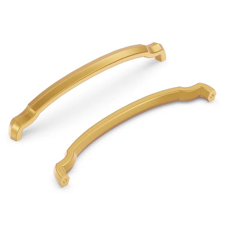 Hickory Hardware Veranda Kitchen Cabinet Handles, Solid Core Drawer Pulls for Cabinet Doors (Set of 10)