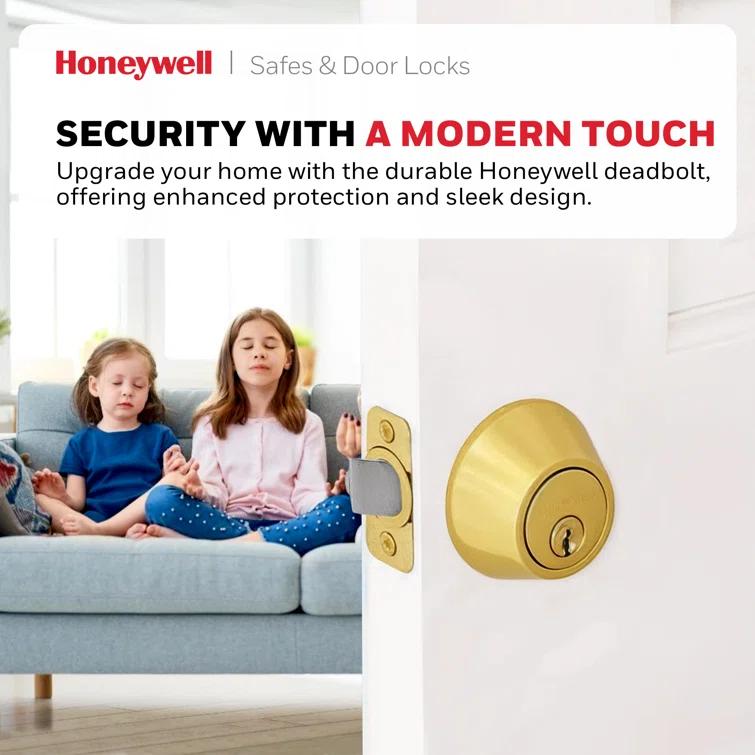 Honeywell Single Cylinder Deadbolt