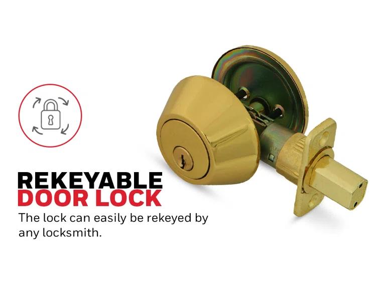 Honeywell Single Cylinder Deadbolt