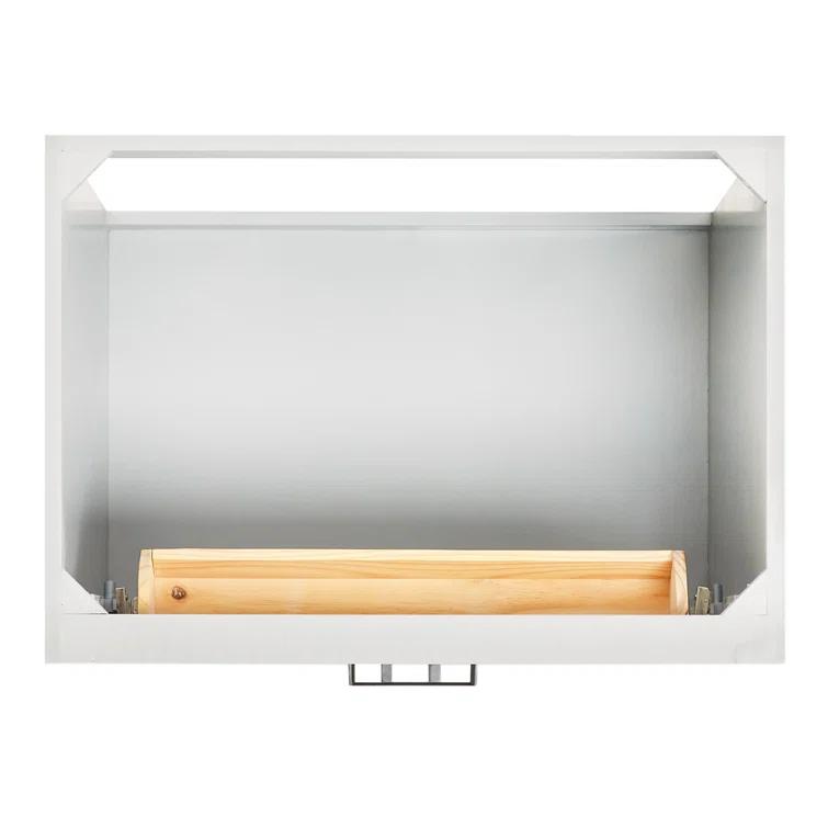 Tidworth 30.25'' Single Bathroom Vanity with Carrara Quartz Top