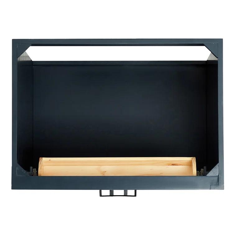 Tidworth 30.25'' Single Bathroom Vanity with Carrara Quartz Top