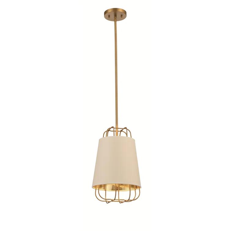 Tura 1 - Light Brass Single Pendant