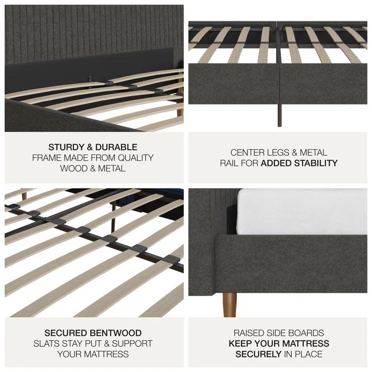 Daphne Upholstered Platform Bed