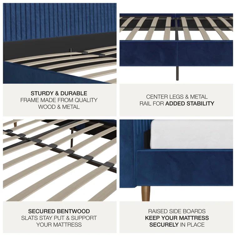 Daphne Upholstered Platform Bed