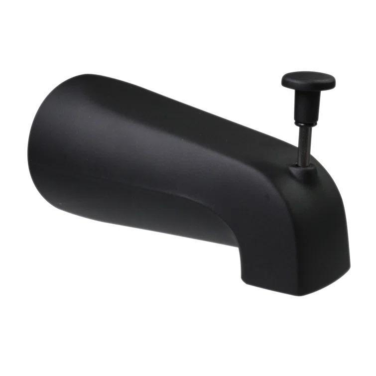 5-1/4" Reach Wall Mount Tub Spout with Front Diverter
