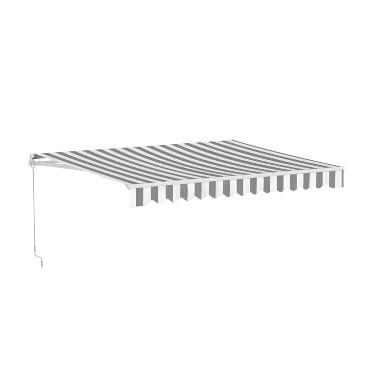 Retractable Patio Awning - White Frame