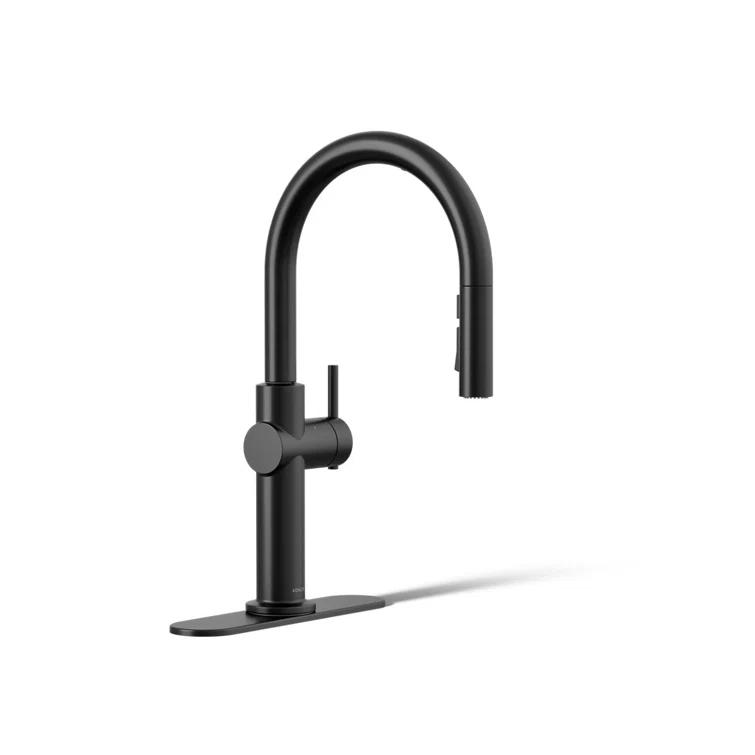 Crue Touchless Pull-Down Kitchen Sink Faucet with Three-Function Sprayhead