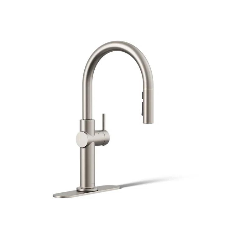 Crue Touchless Pull-Down Kitchen Sink Faucet with Three-Function Sprayhead