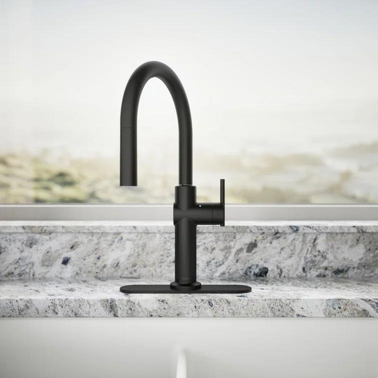 Crue Touchless Pull-Down Kitchen Sink Faucet with Three-Function Sprayhead