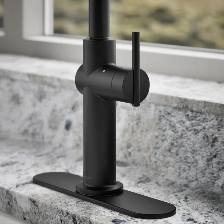 Crue Touchless Pull-Down Kitchen Sink Faucet with Three-Function Sprayhead