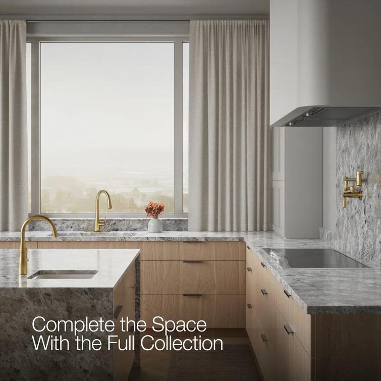 Simplice Touchless Pull-Down Kitchen Sink Faucet with Three-Function Sprayhead