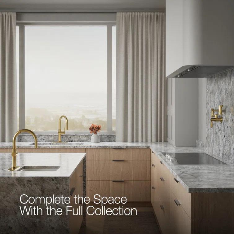 Kohler Crue Single Handle Pull Down Kitchen Faucet with Three-Function Pull Down Sprayer
