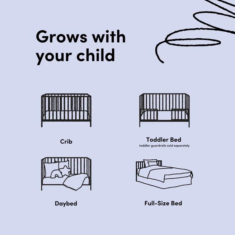 Solstice 5-in-1 Convertible Crib