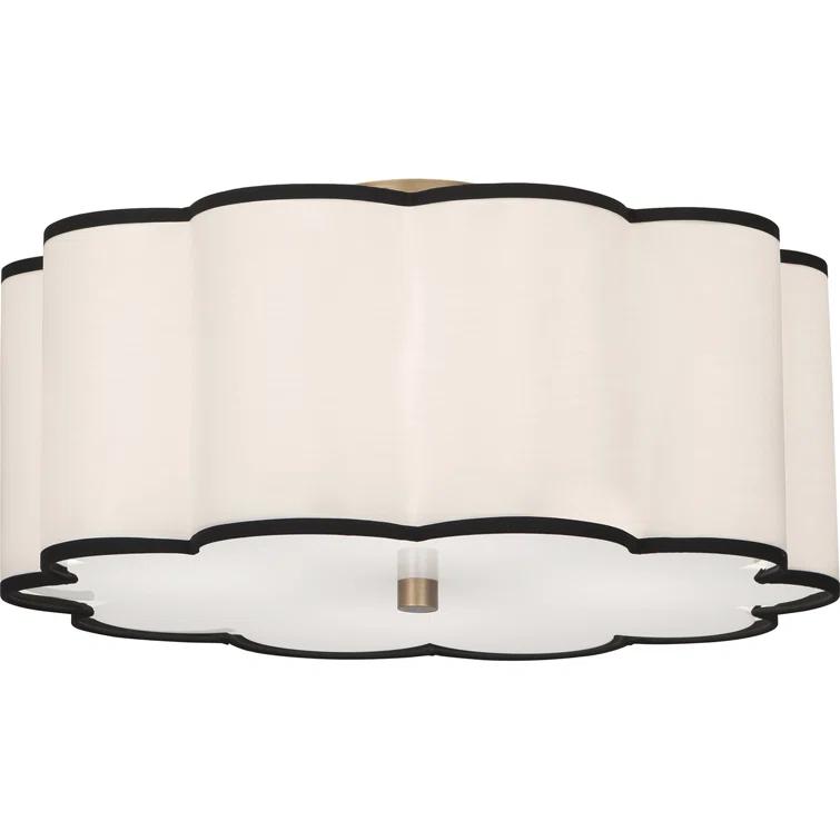Tess Scalloped Flush Mount (16"-24")