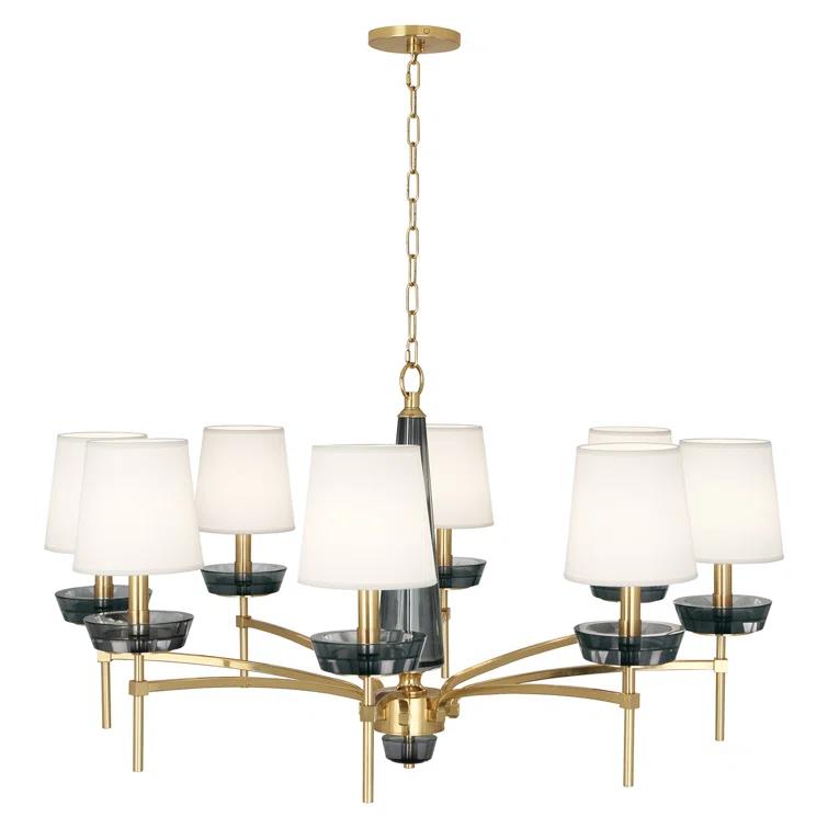 Robert Abbey Cristallo 8 - Light Classic / Traditional Chandelier