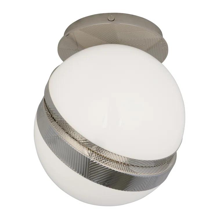 Deane Glass Globe Flush Mount (7")