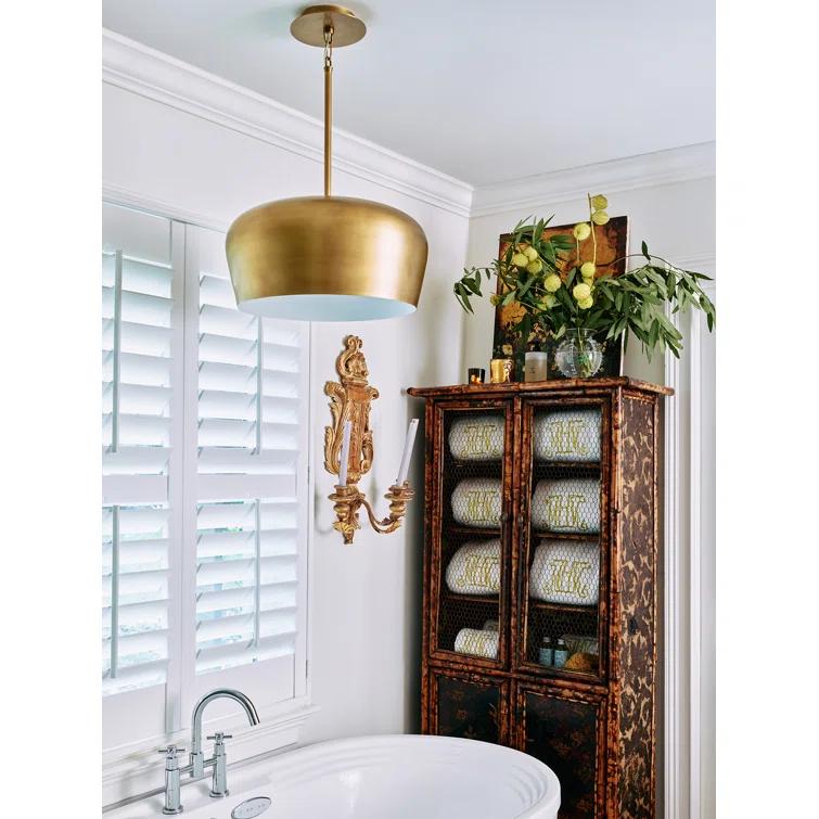 Galaxy 1 - Light Warm Brass Single Pendant