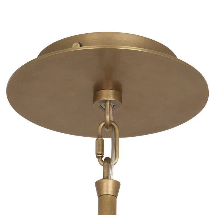 Galaxy 1 - Light Warm Brass Single Pendant