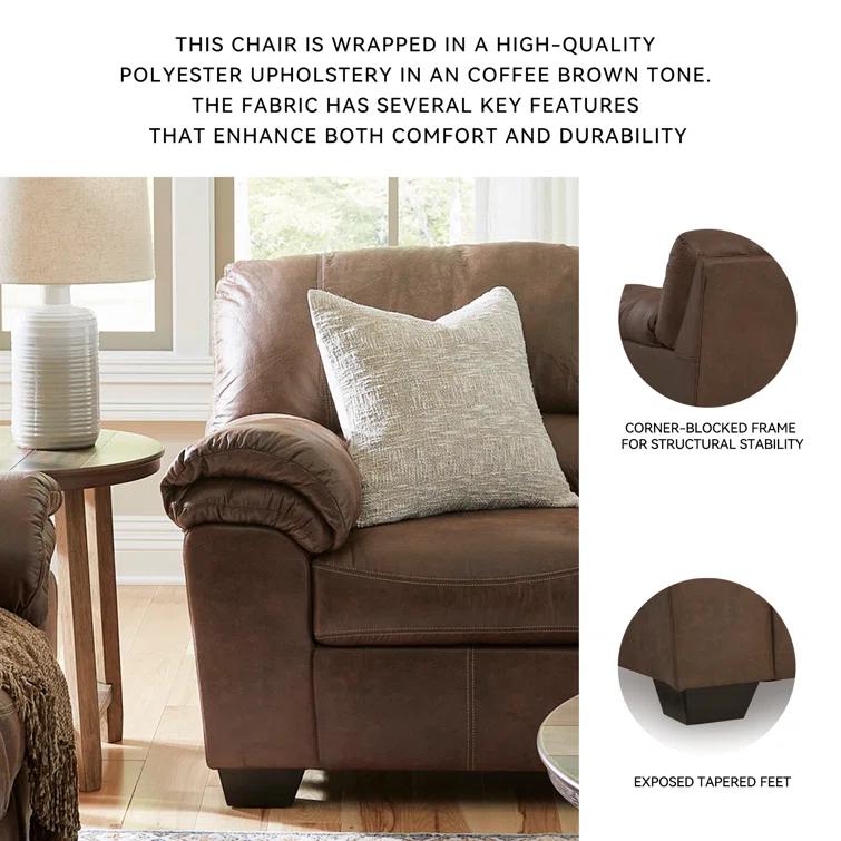 Antolin Faux Leather Armchair