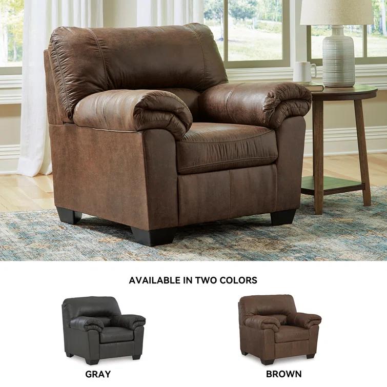 Antolin Faux Leather Armchair