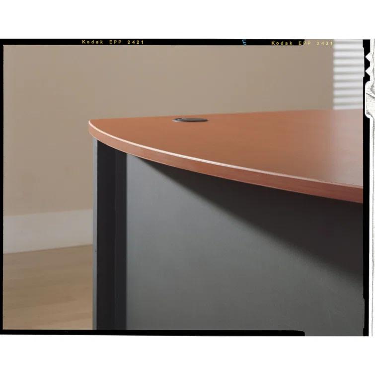 Series C L Shaped Desk with Mobile File Cabinet