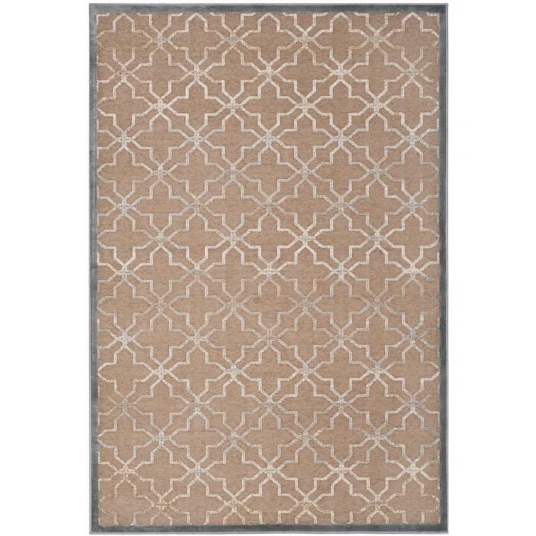 Star Gradient Martha Stewart Viscose Pile Geometric Rug
