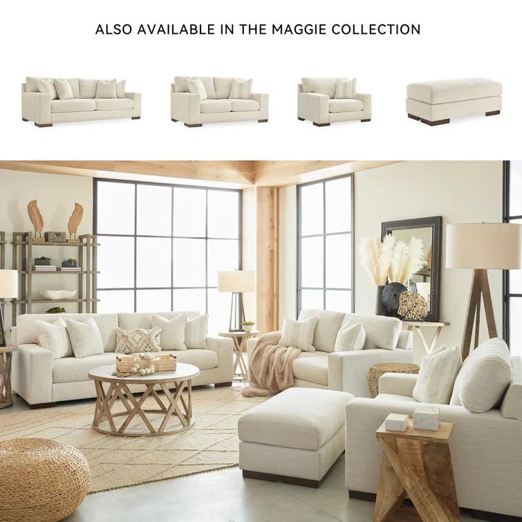 Calloway 70" Square Arm Loveseat with Reversible Cushions