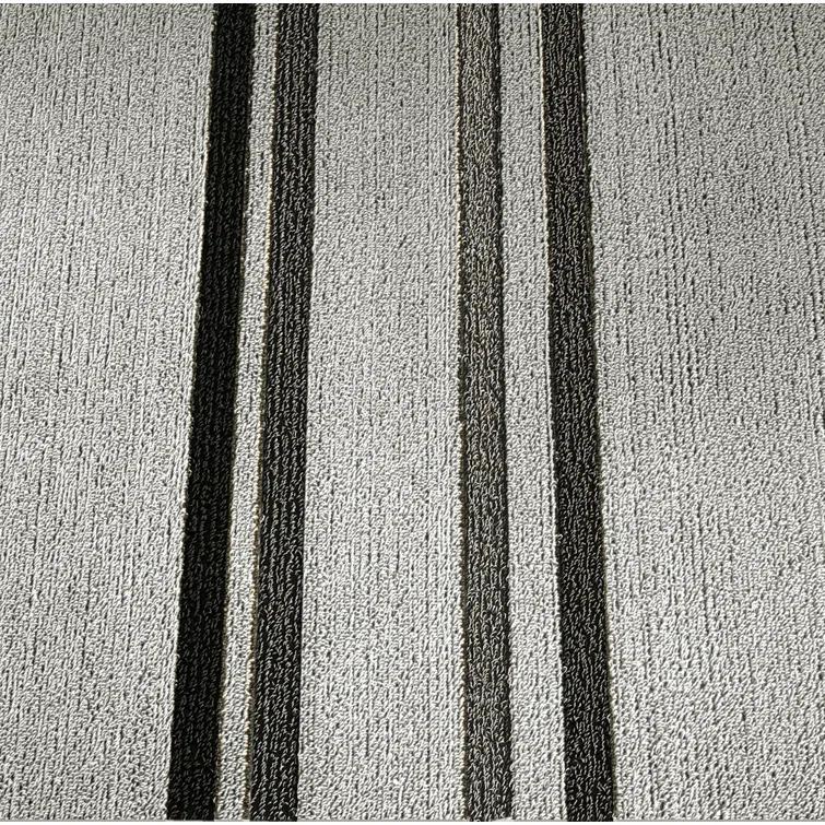 Skinny Stripe Shag Mat
