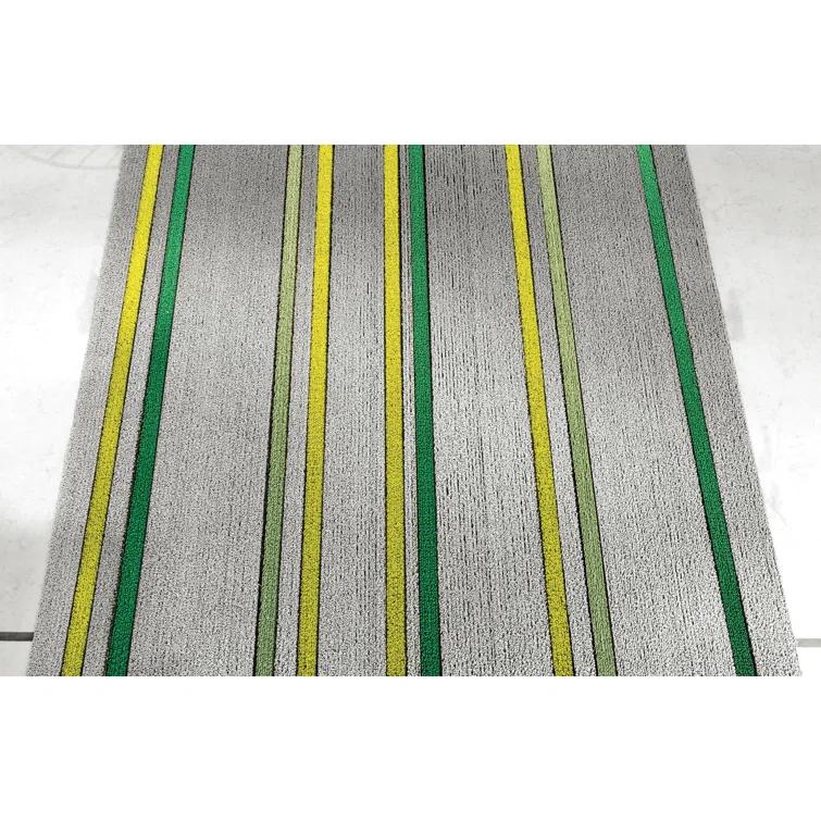 Skinny Stripe Shag Mat