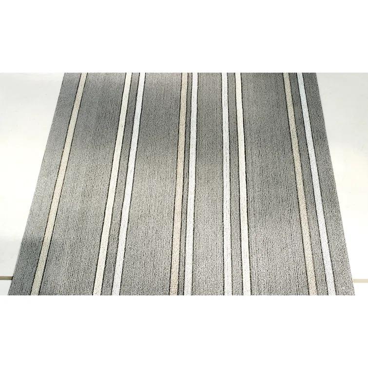 Skinny Stripe Shag Mat