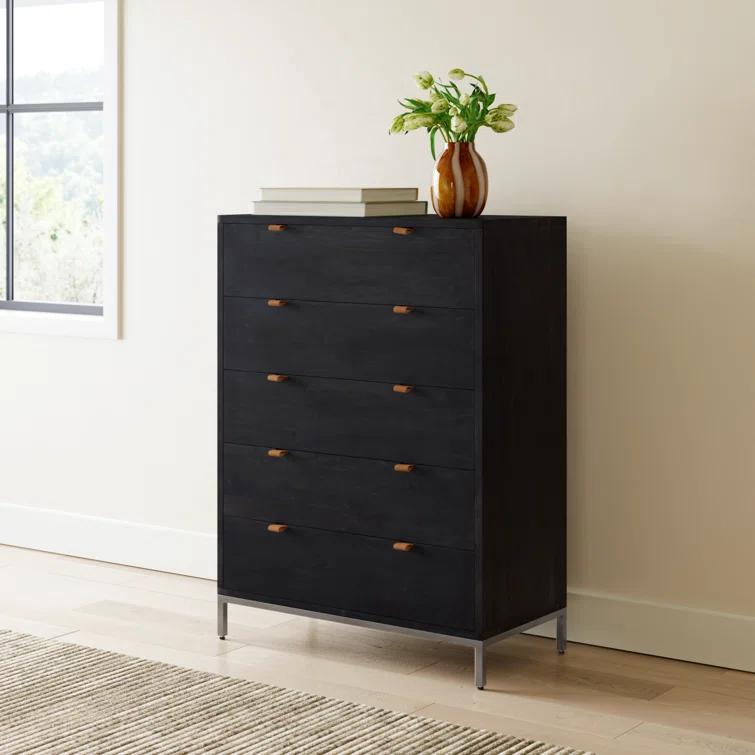 Rosamonde 5-Drawer Dresser - Black