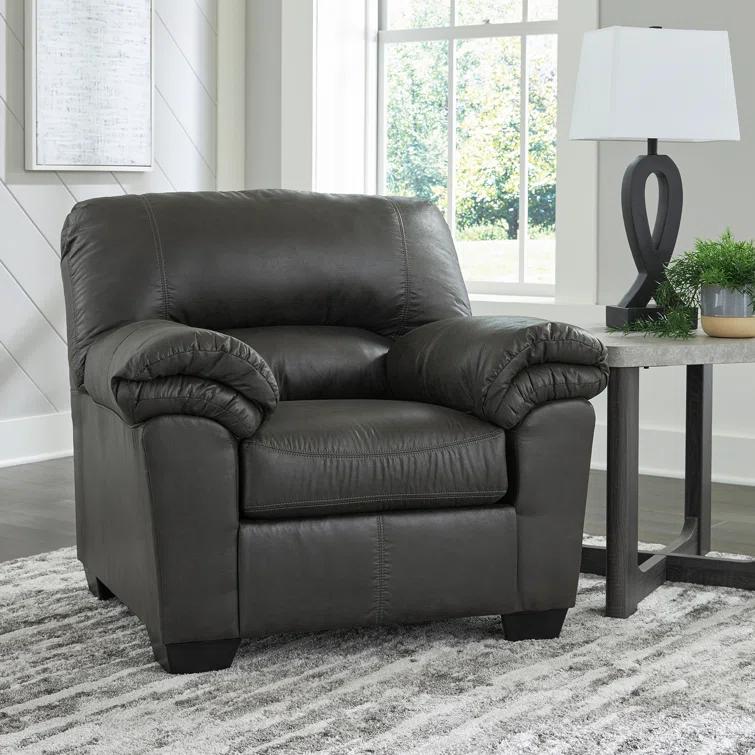 Antolin Faux Leather Armchair