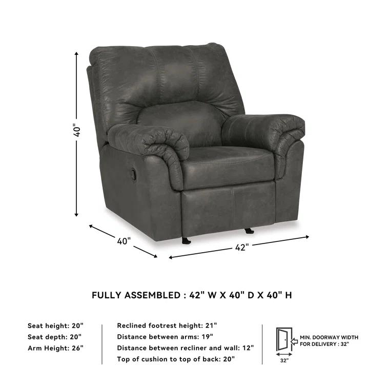 Antolin Faux Leather Recliner