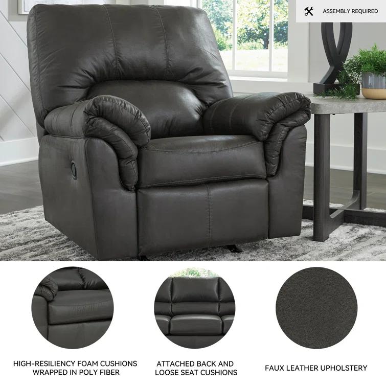 Antolin Faux Leather Recliner