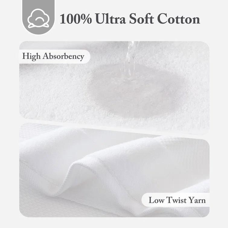 Turkish 100% Cotton Oversized Towel Set