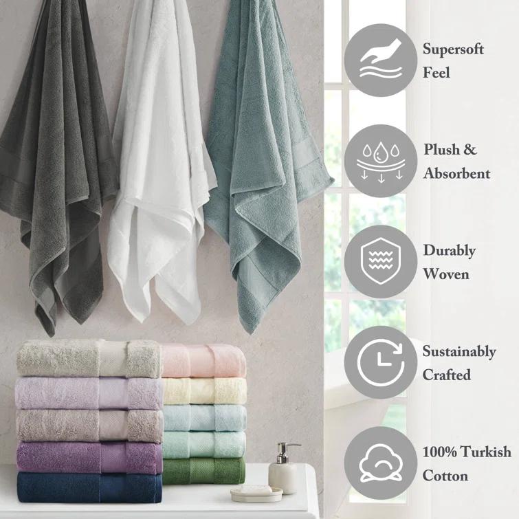 Turkish 100% Cotton Oversized Towel Set