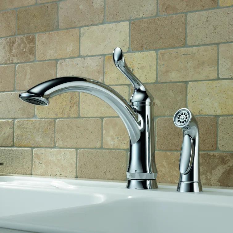 Linden Pull Out Sprayer Kitchen Sink Faucet, Single Handle Kitchen Faucet