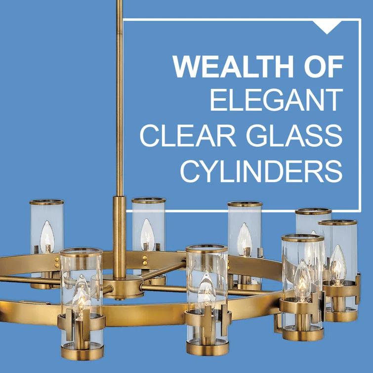 Kameliya 12 - Light Dimmable Wagon Wheel Chandelier